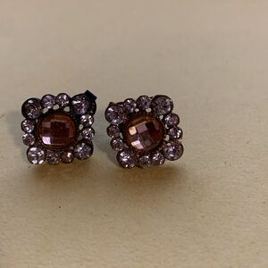 Beautiful sparkly earrings clip on style